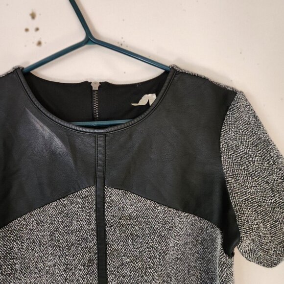 NITROGEN WOMENS GREY AND BLACK SHIRT DRESS SIZE S P - Picture 10 of 11